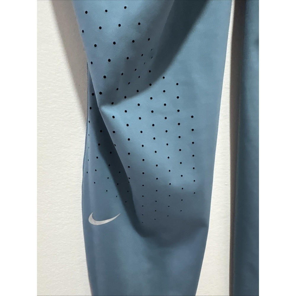 Nike Swift High Waisted Womens XXL 7/8 Running Leggings Pockets Blue HJ2252-006 - Picture 10 of 12